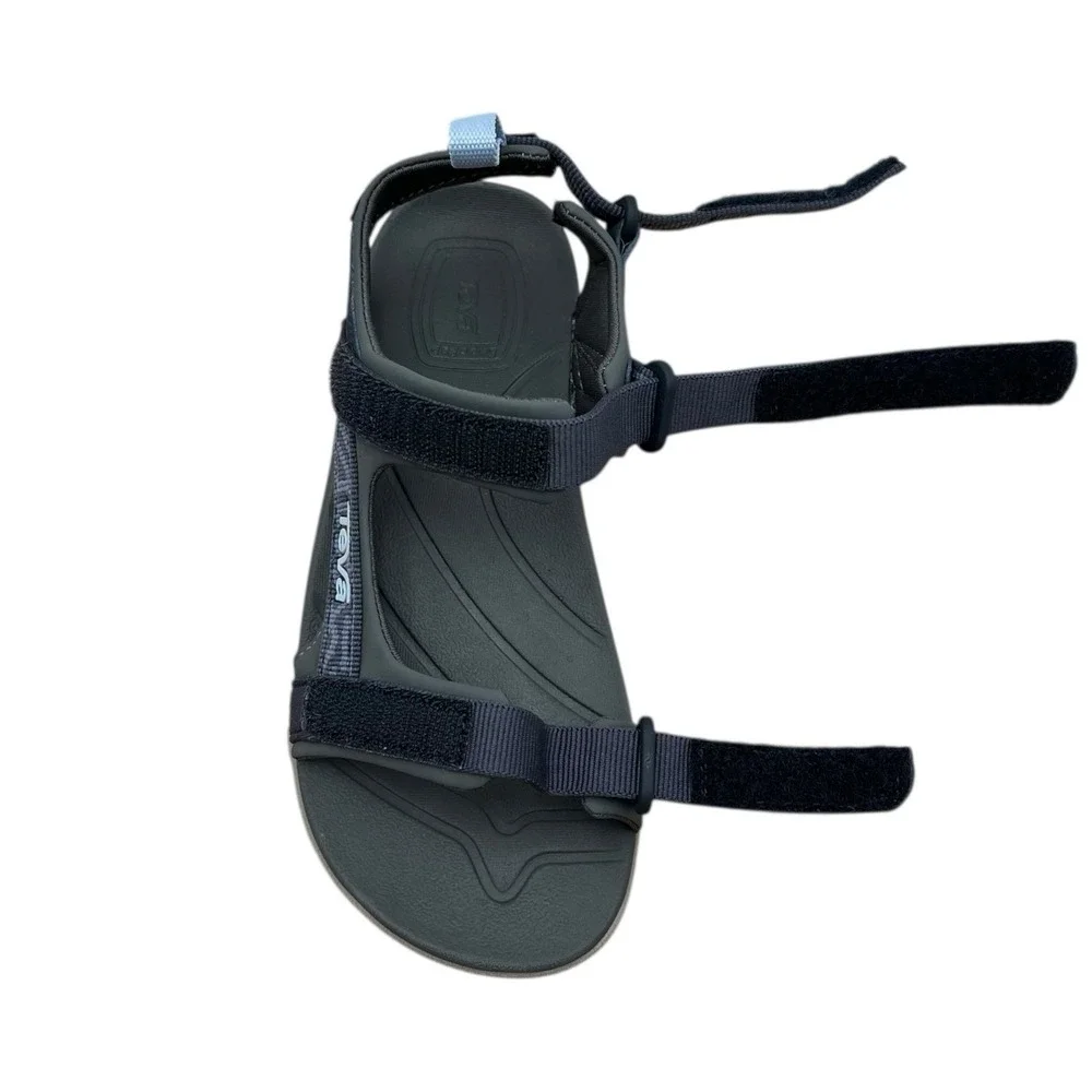 Teva K Tanza Youth Big Boys Sport Outdoor Sandals Size 1 Blue Gray‎ Adjustable